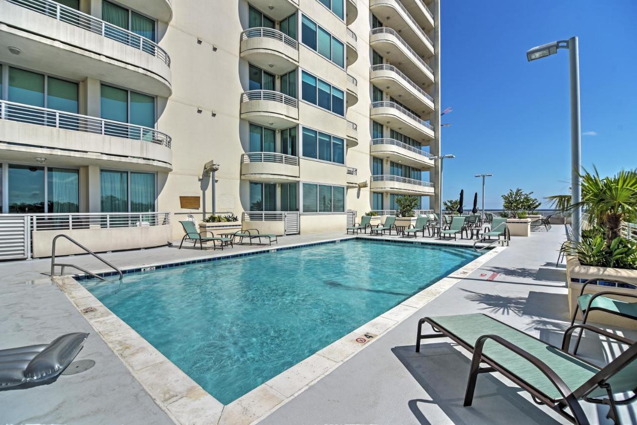 Beachside Biloxi Club Condo Balcony With Ocean View Exterior foto